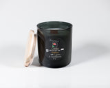 Fireplace with Cypress snd Sandalwood  Candle - Rebecca's Paradise