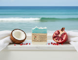 OceanWave Tropical Coconut and Pomegranate Soap - Rebecca's Paradise