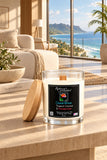 OceanWave Tropical Coconut  and Pomegranate Candle - Rebecca's Paradise