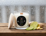 RainWater with Lime  and Ginger Candle - Rebecca's Paradise