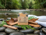 River Jungle soap Bar with Cypress,Sandalwood, Coconut husk, and Tobacco leaf - Rebecca's Paradise