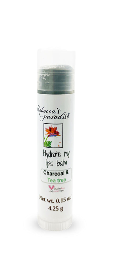 Hydrate My Lips™ Charcoal & Tea Tree Balm - Rebecca's Paradise