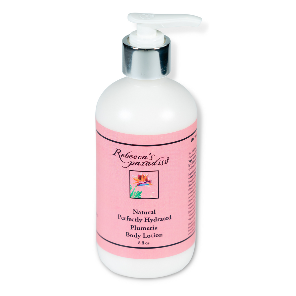 Natural Perfectly Hydrated  Plumeria Body Lotion - Rebecca's Paradise