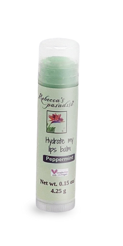 Hydrate My Lips™ Peppermint Balm - Rebecca's Paradise